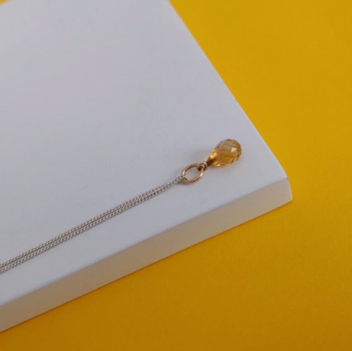 Minima Pendant with Citrine