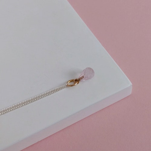 Minima Pendant with Morganite