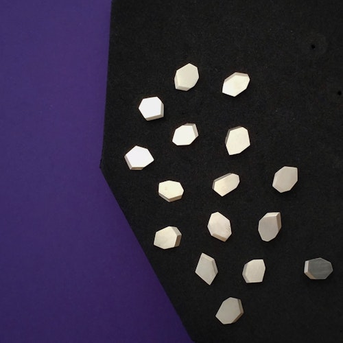 GEO Shadow Studs in Silver