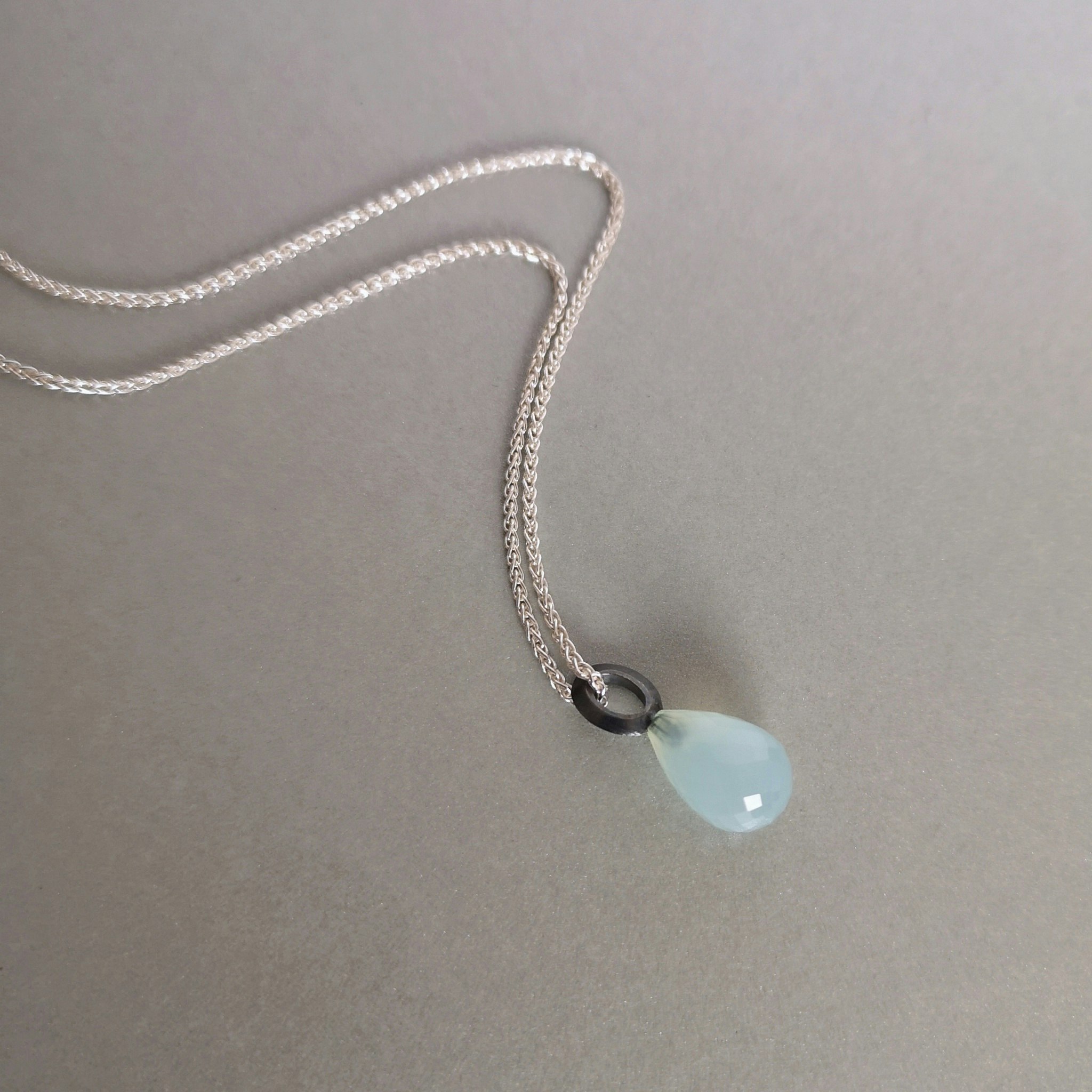 Margarita Pendant with Chrysoprase
