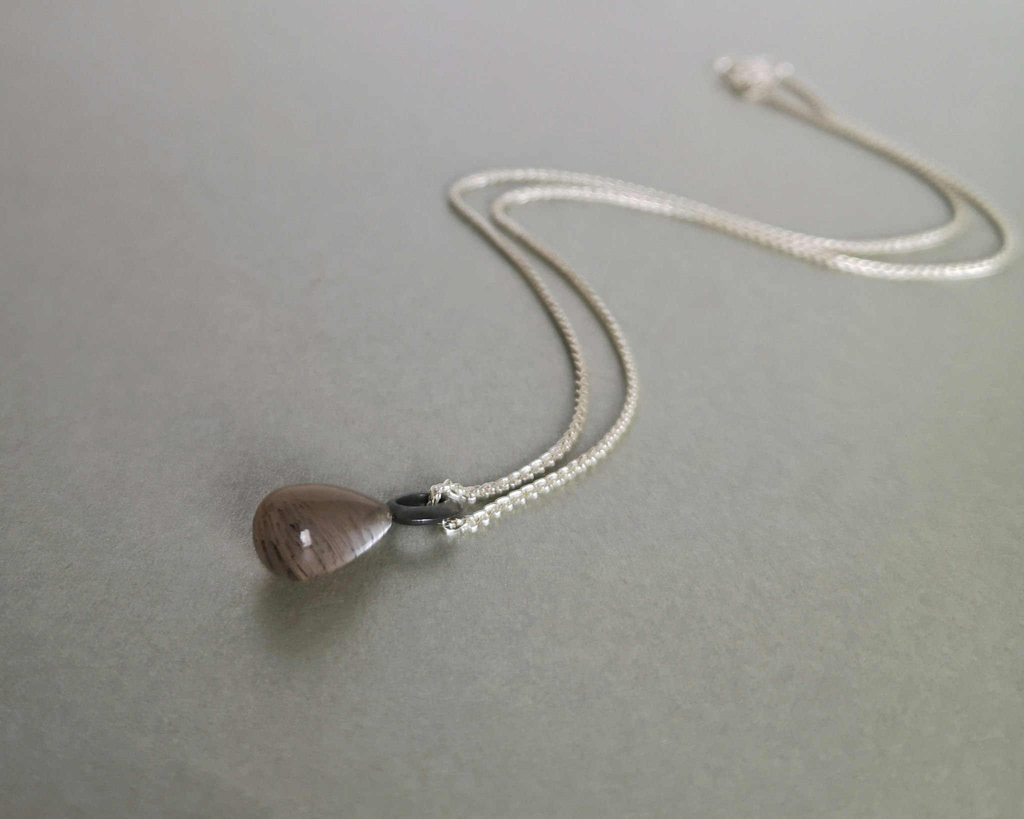 Margarita Pendant with Gray Moonstone