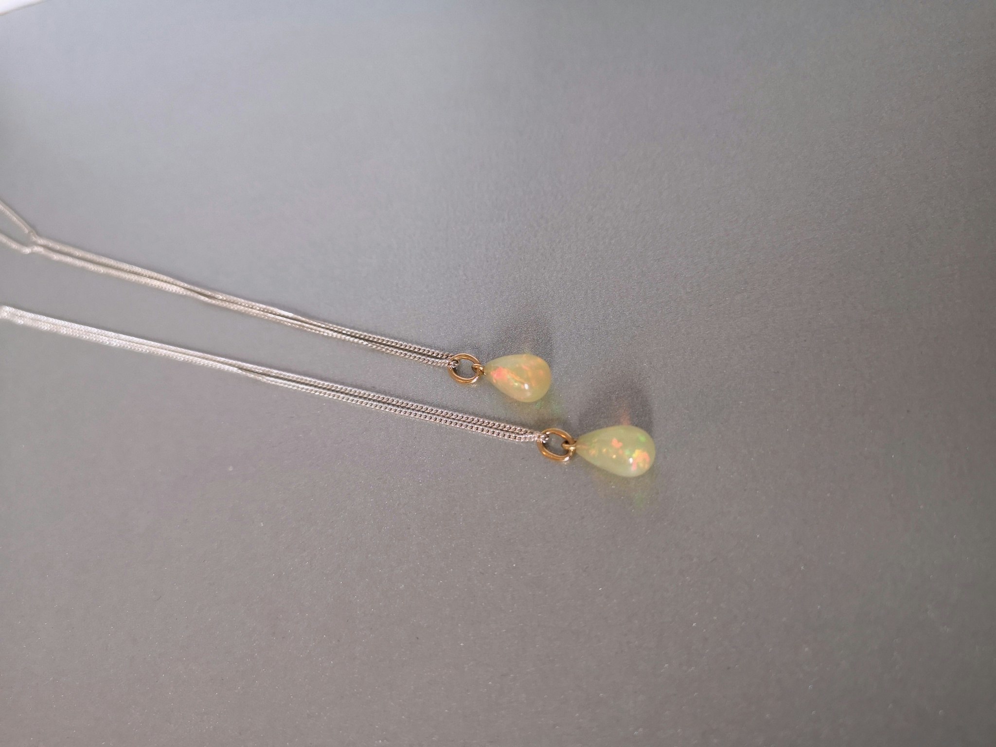 Minima Pendant with Opal
