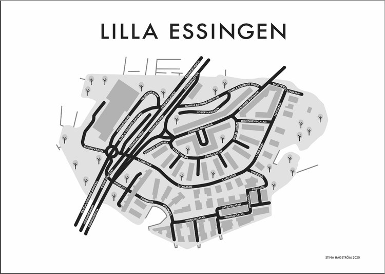 Affischen Lilla Essingen
