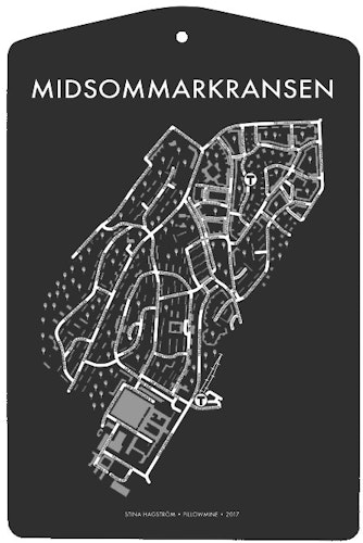 Skärbrädan Midsommarkransen med båge