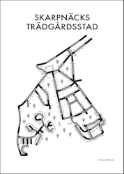 Affischen Skarpnäcks Trädgårdsstad