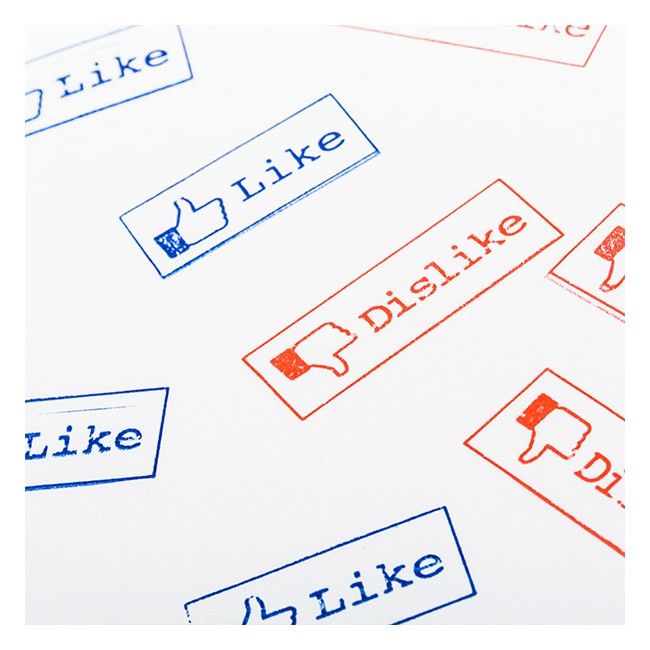 Facebook Like & Dislike Stämplar