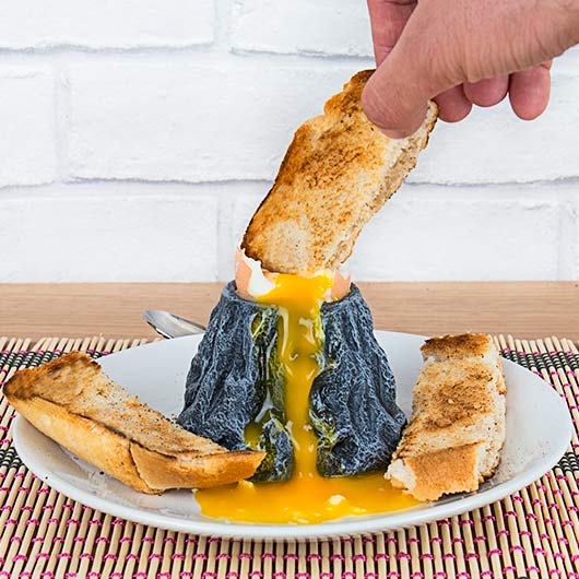 volcano egg cup