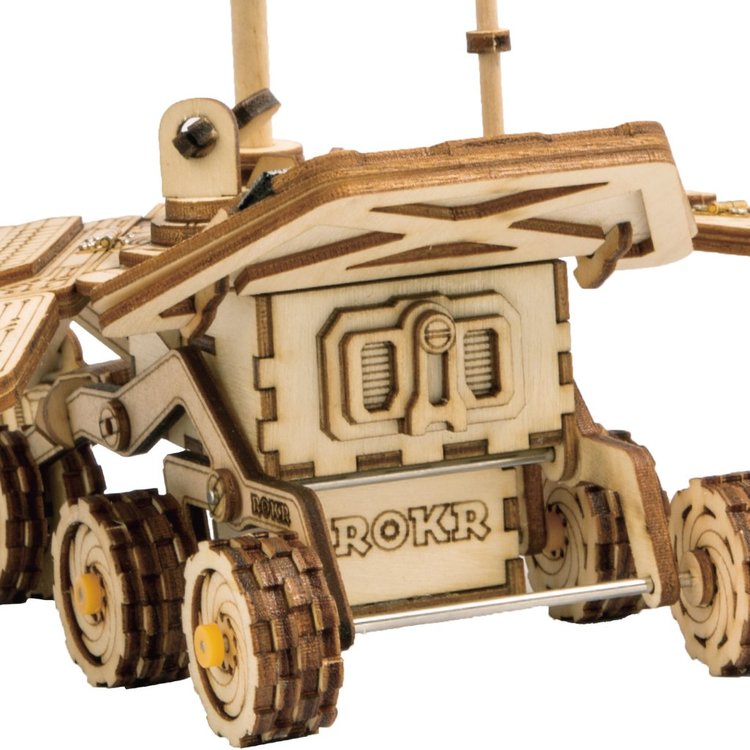 DIY Modelkit i Trä - Solcellsdriven Robot
