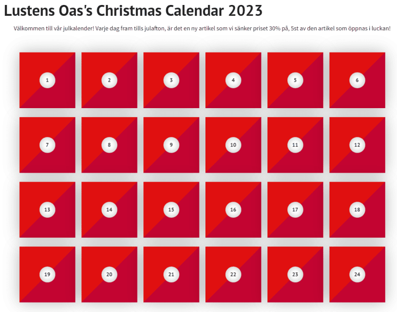 Vår egen Julkalender