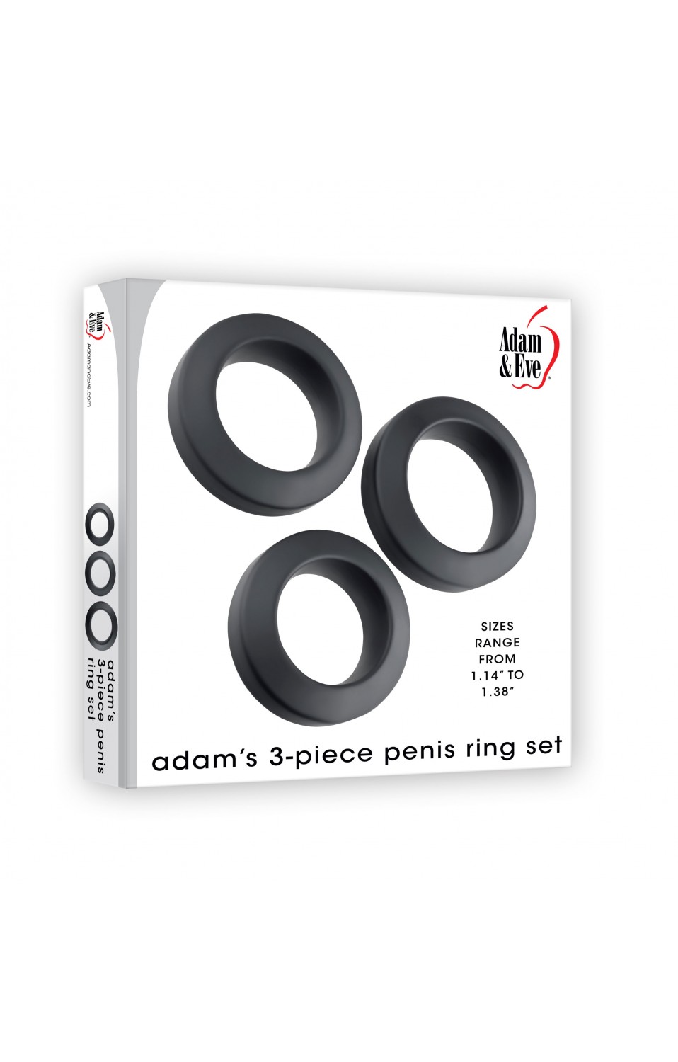Adam´s 3-piece penis ring set