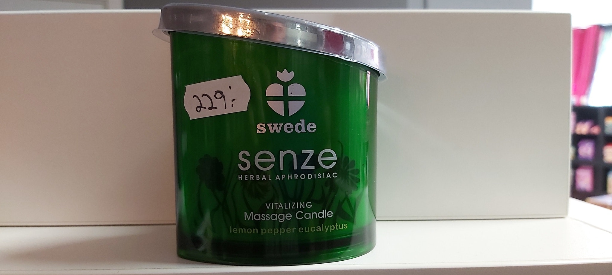 Senze Vitalizing Massageljus Grön