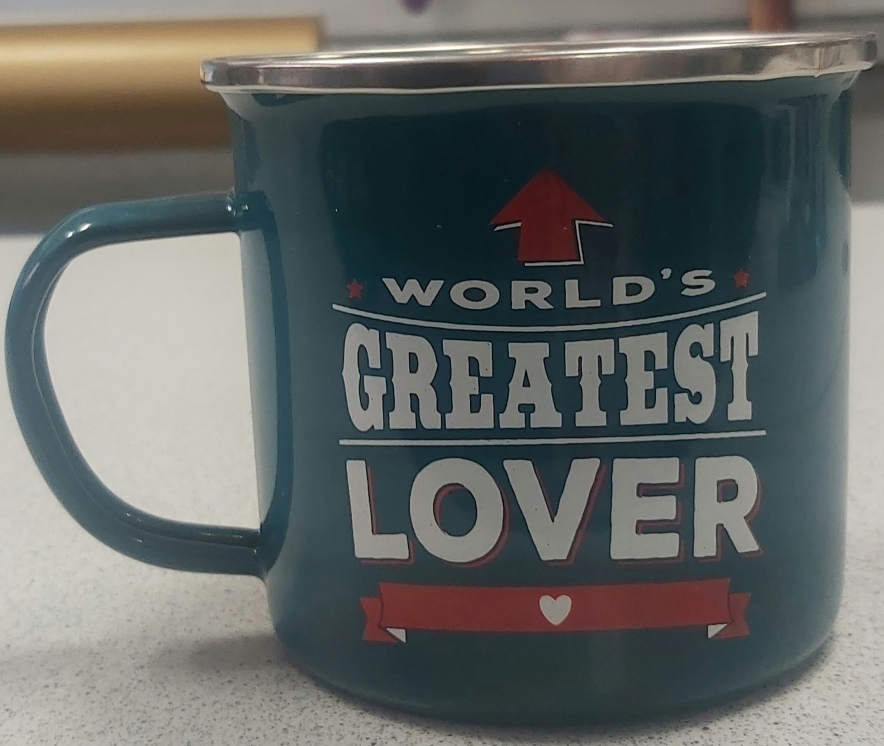 Worlds Greatest Lover Plåtmugg