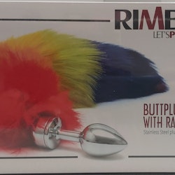 Buttplug small with Rainbow tail
