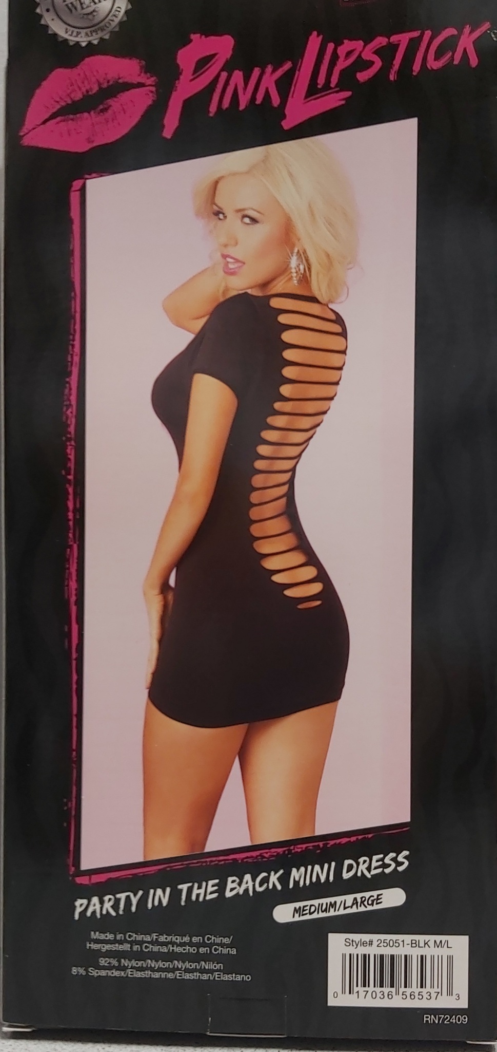 Party in the Back, Mini Dress M/L