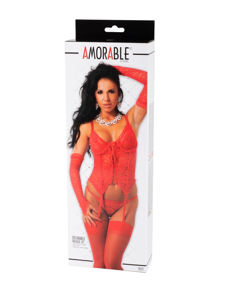 Desirable Basque Set Red M/L 1833