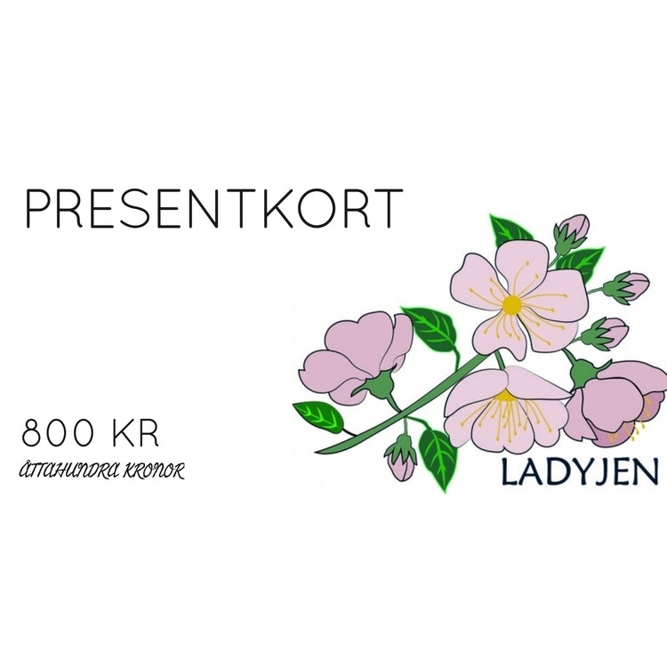 PRESENTKORT 800 KR