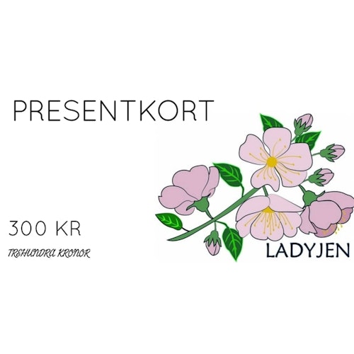 PRESENTKORT 300 KR