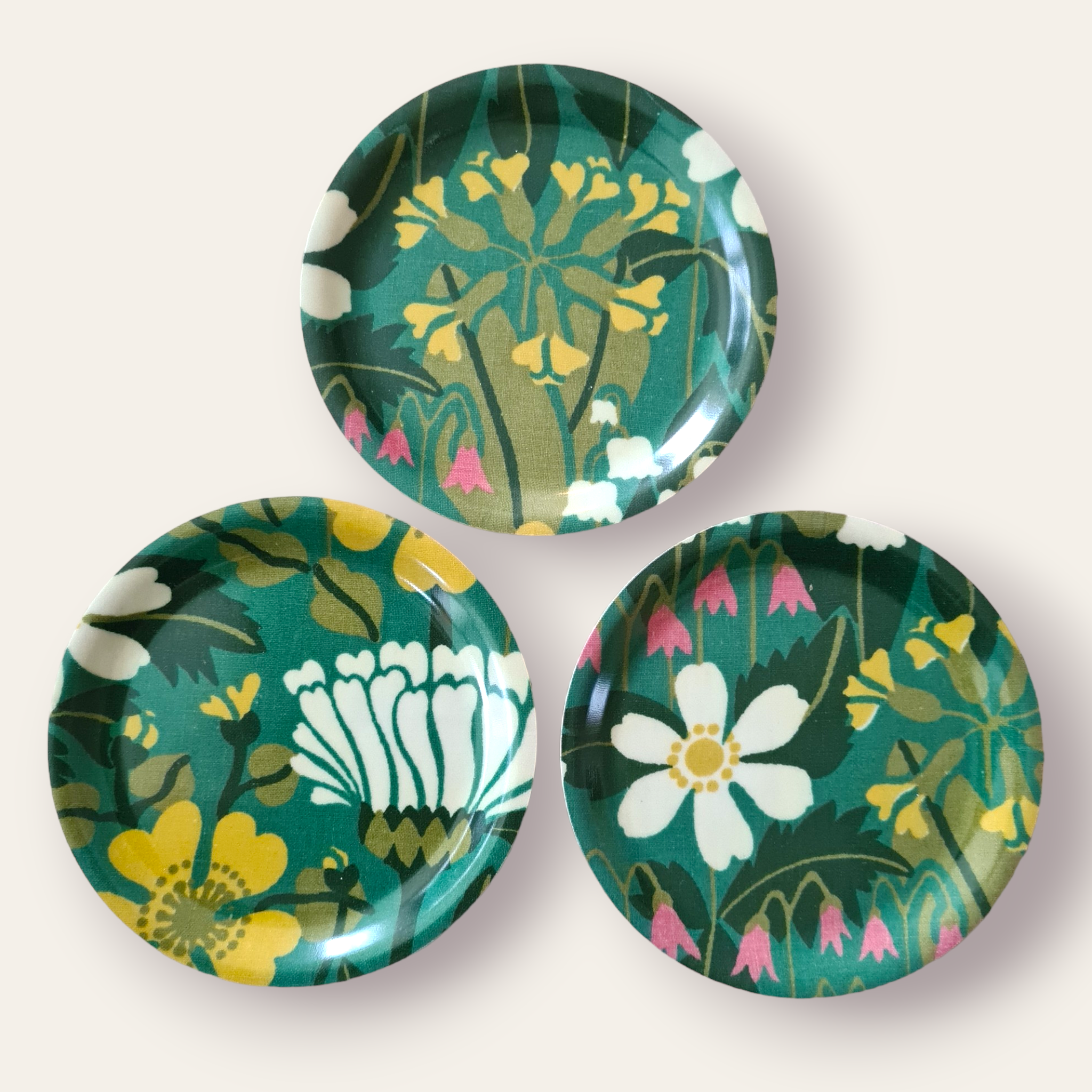 Glasunderlägg 3-pack