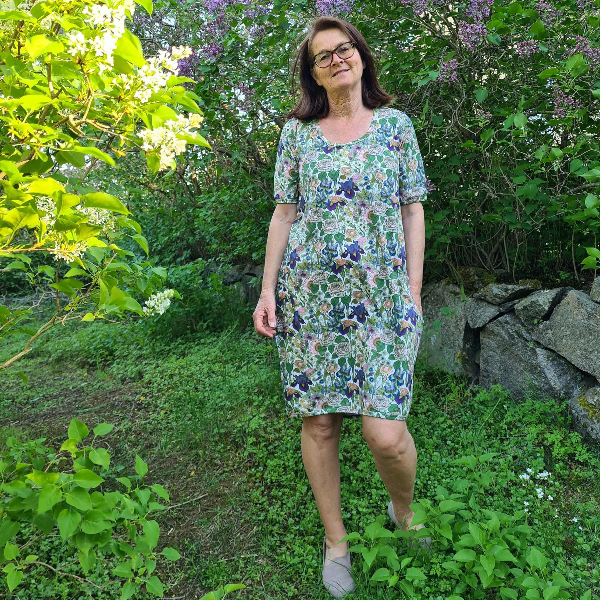 LADYJEN-KLÄNNING - Blommig