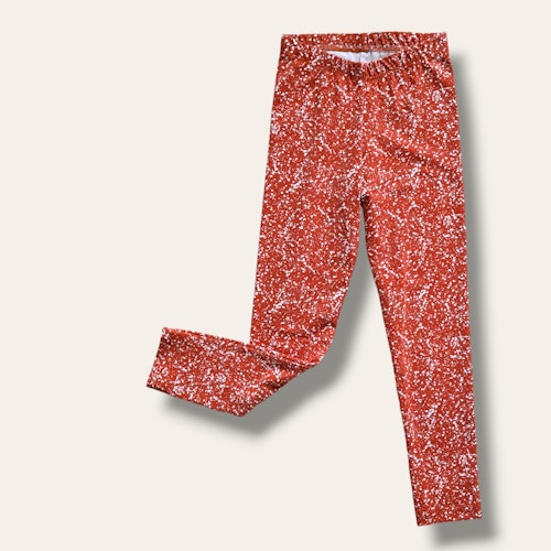 Mörkorange leggings