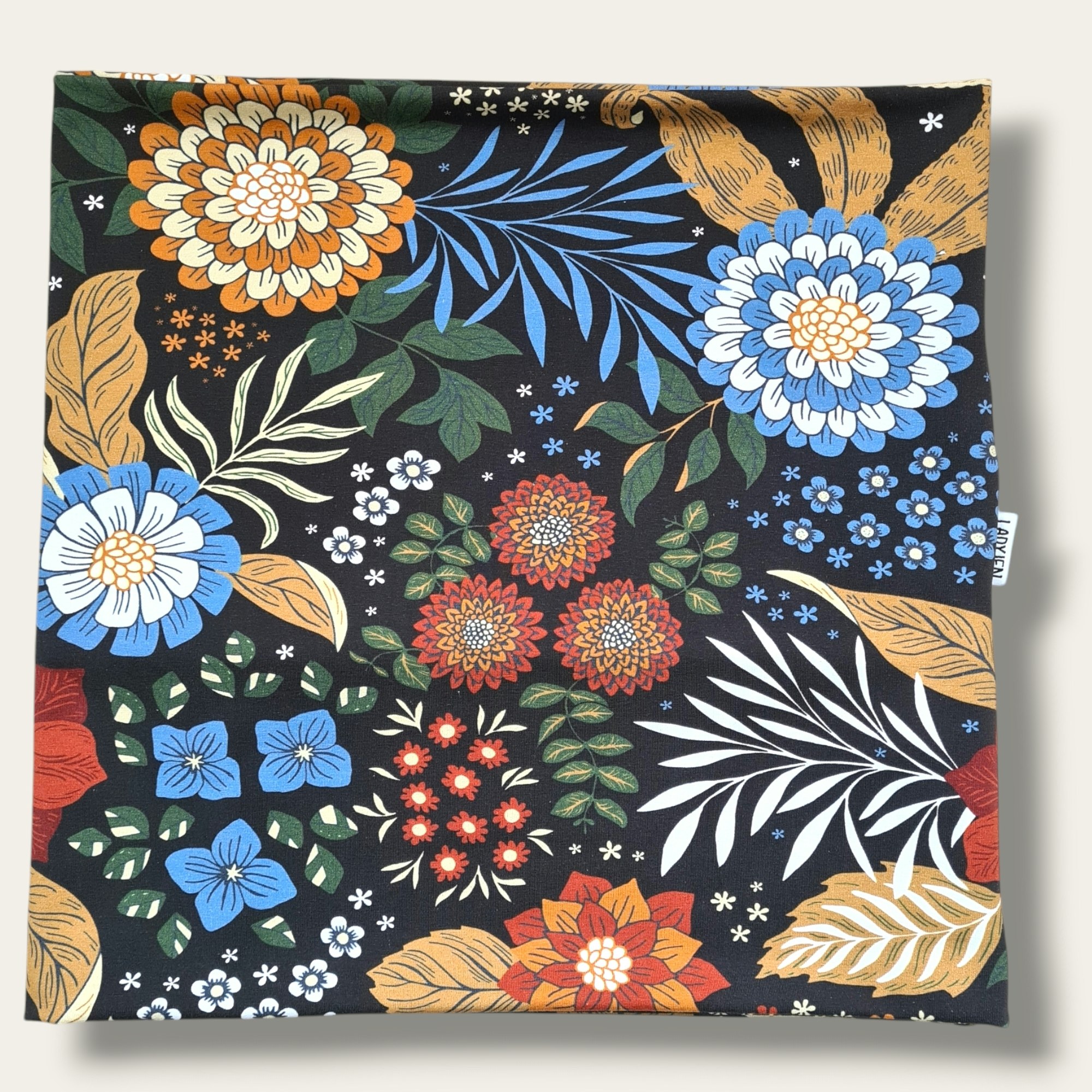 TUB - Blommor svart