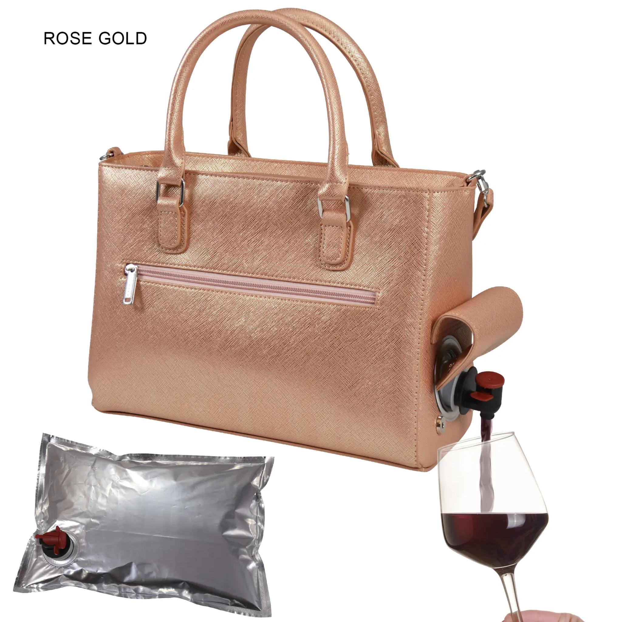Vinväska Rosé Gold Bag-in-box