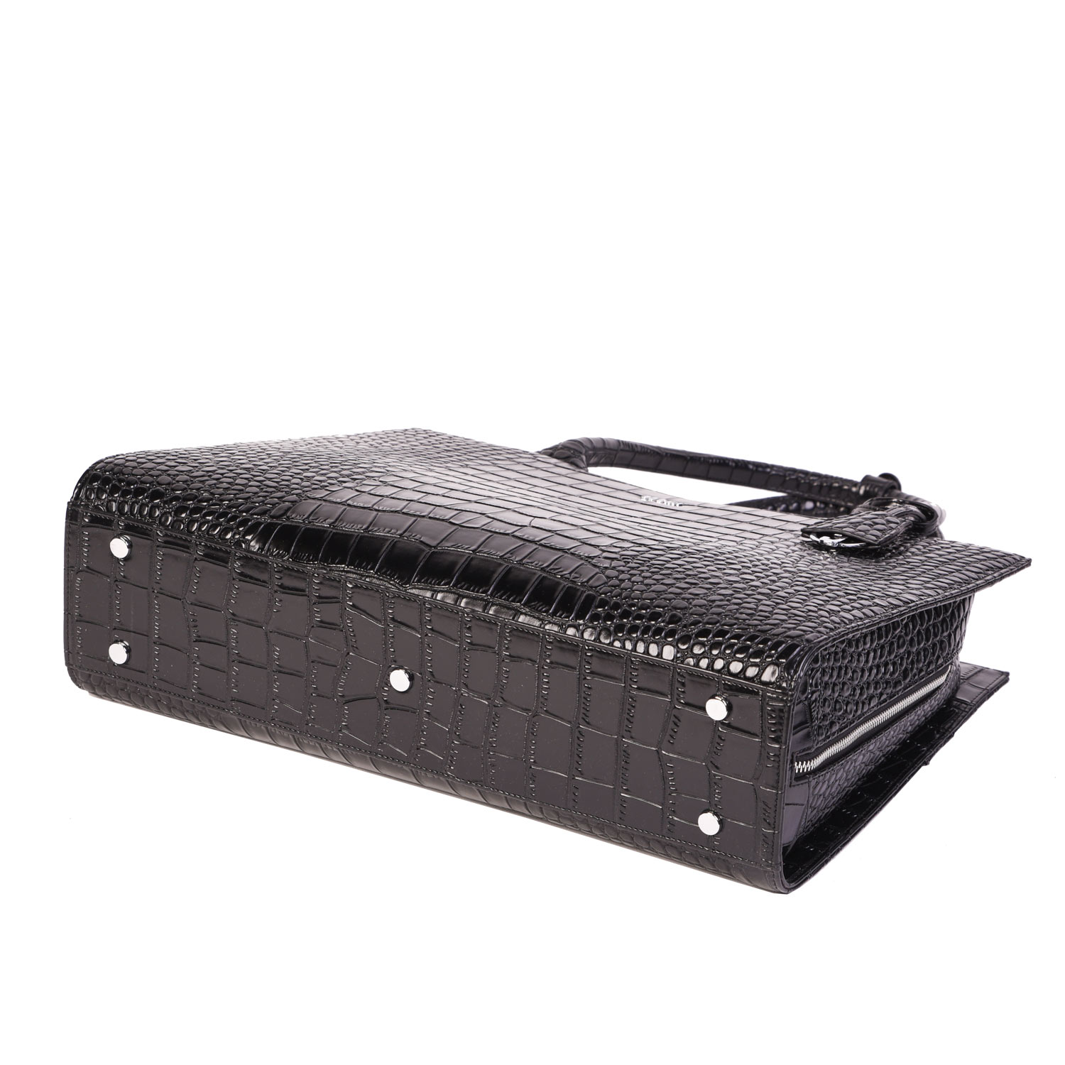 Businessbag Croco Black Large 15,6"