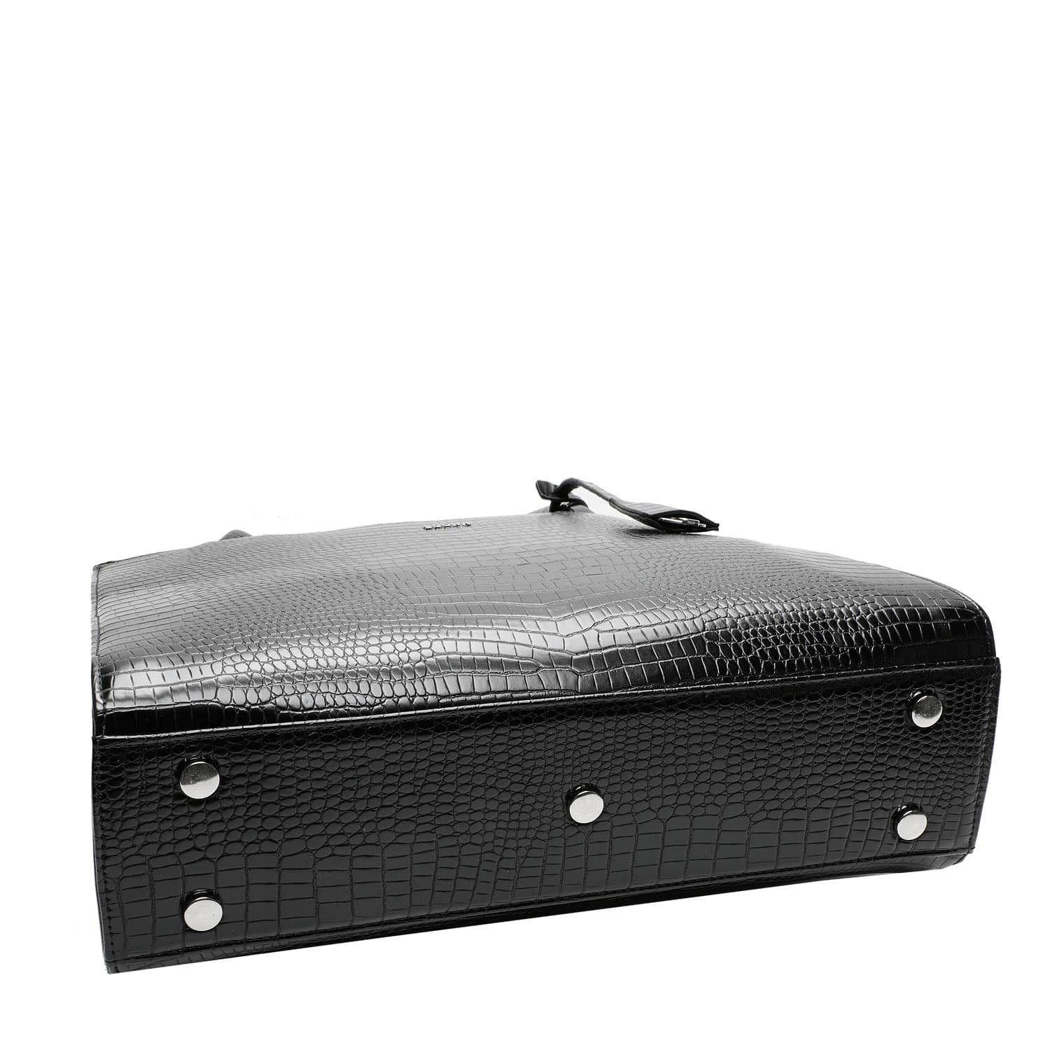 Businessbag Croco Black Midi 14"