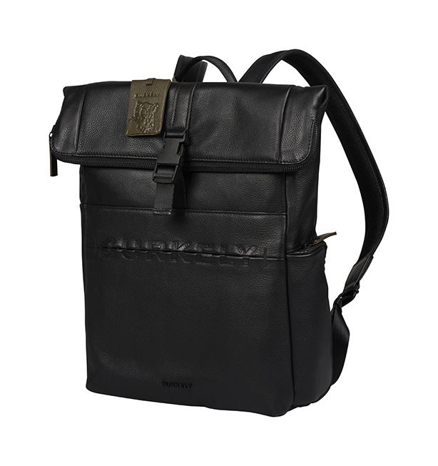 Burkely Moving Maddox Rolltop Bag 14" Black AW22