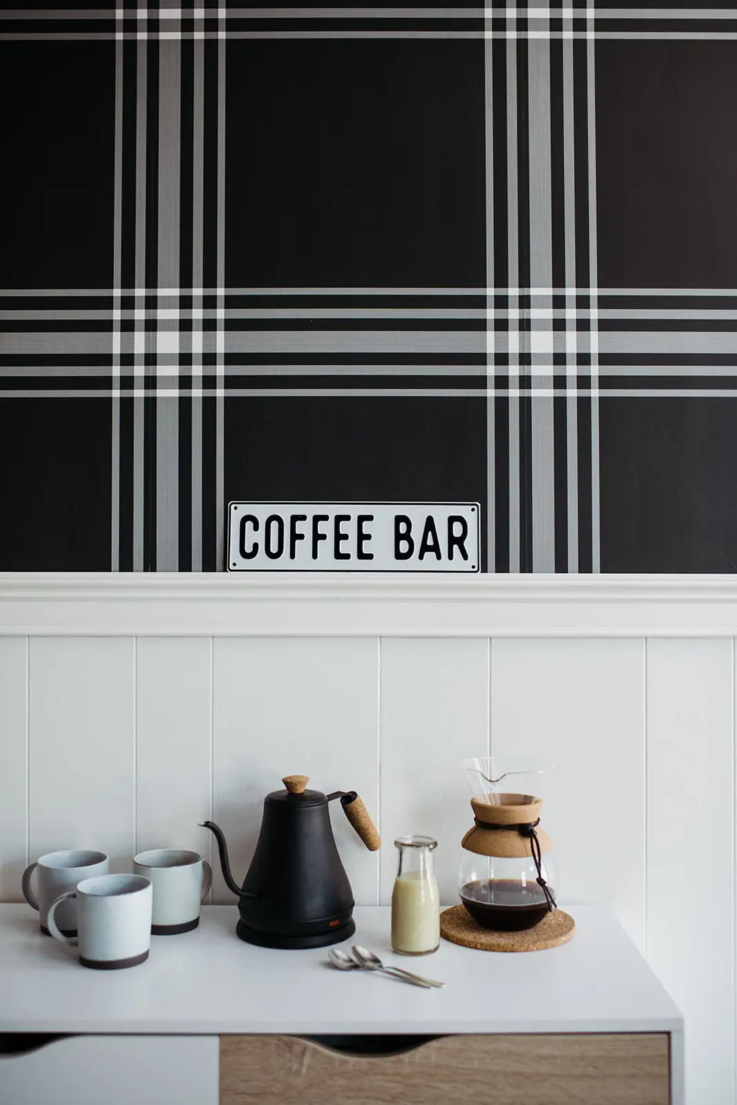 Coffee Bar metallskylt
