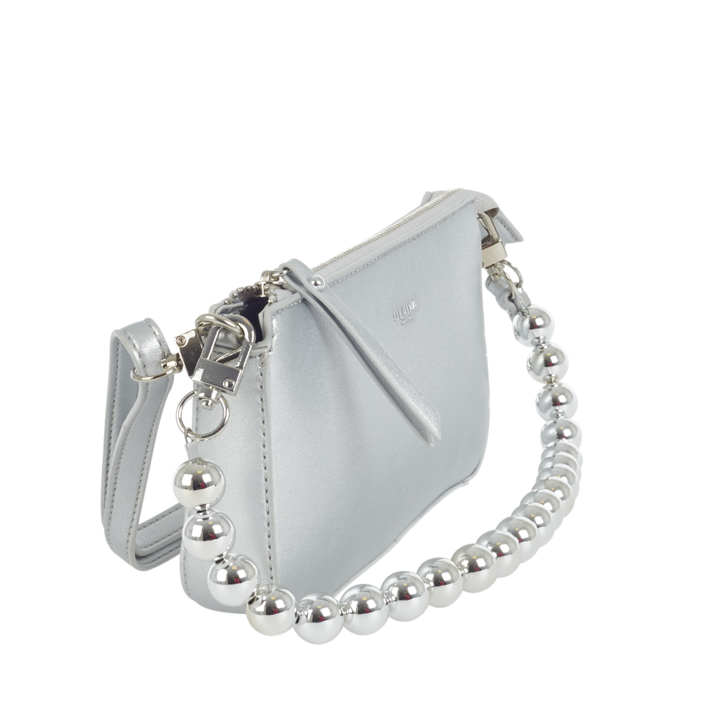 Ulrika Design väska med kulrem silver
