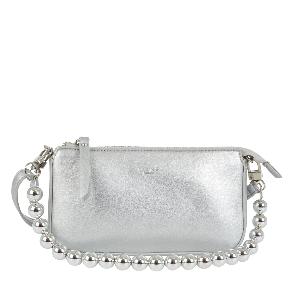 Ulrika Design väska med kulrem silver