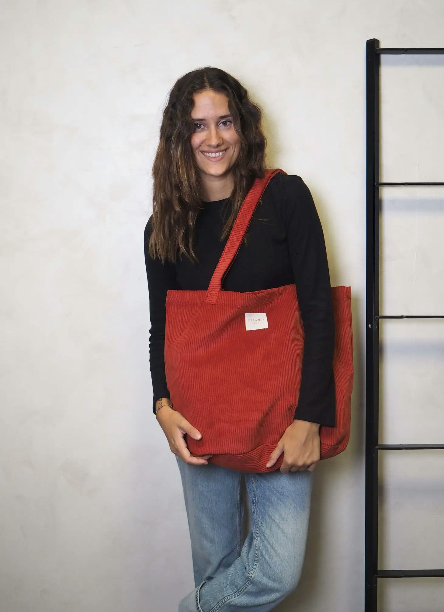 De La Mur Red large bag