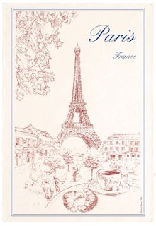 Kitchen Towel Paris Tour Eiffel