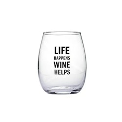 Life Happens Wine helps vinglas