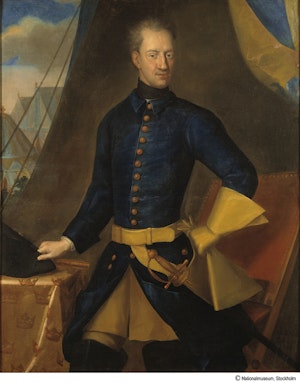 KARL XII i Altranstädt Sachsen av David Swartz