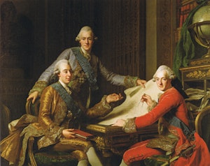 GUSTAV III OCH HANS BRÖDER av Alexander Roslin