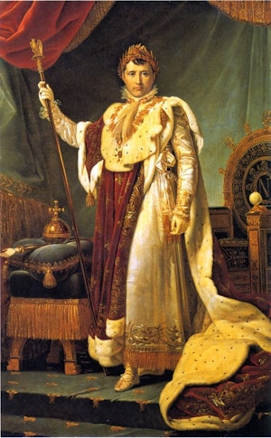 NAPOLEON I KRÖNINGSSKRUD av François Gérard