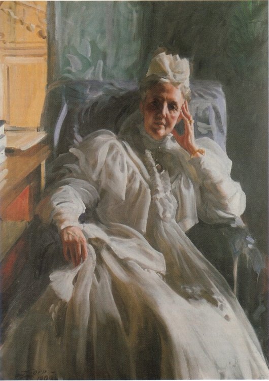 ÄNKEDROTTNING SOFIA av Anders Zorn