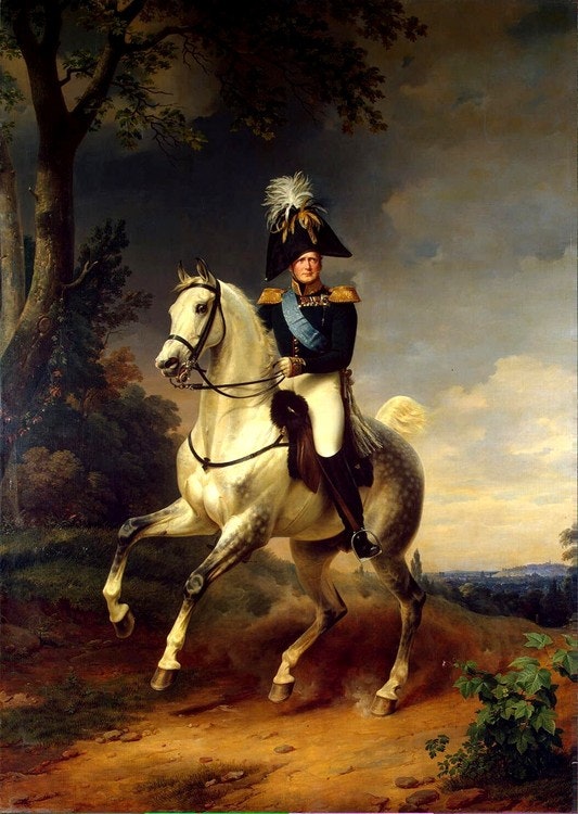 TSAR ALEXANDER I TILL HÄST av FRANZ KRÜGER