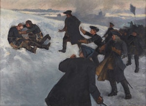KARL XII:s DÖD av Gustaf Cederström