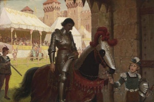 BESEGRAD av Edmund Blair Leighton