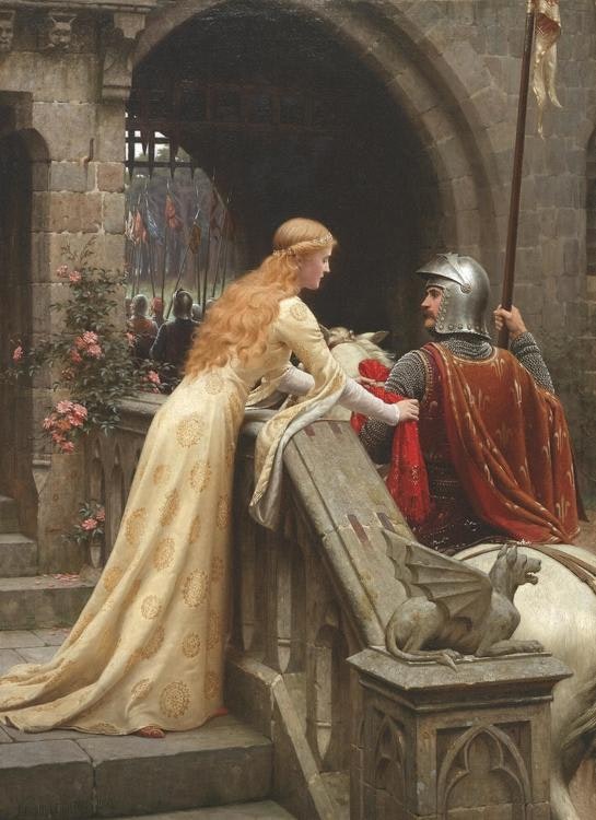 GOD SPEED av Edmund Blair Leighton
