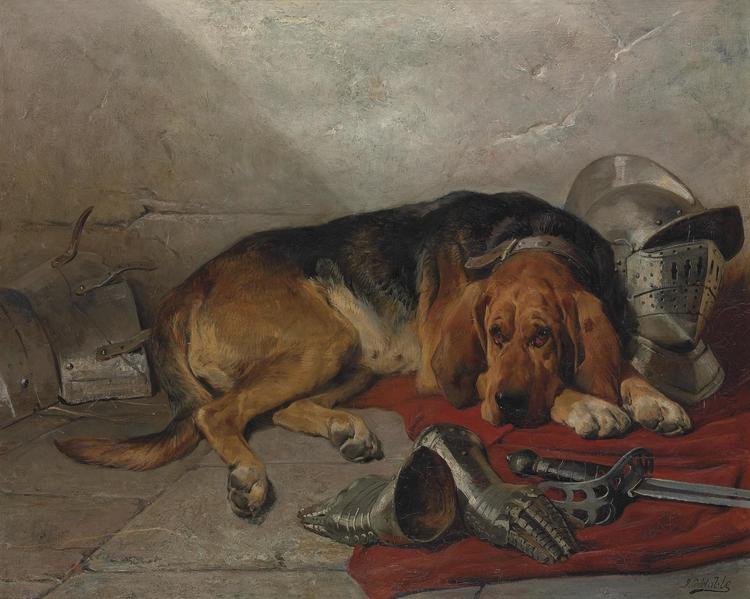 TROTJÄNAREN Riddarens Blodhund av John Sargent Noble