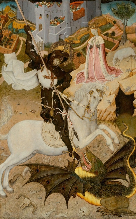RIDDARE SANKT GÖRAN & DRAKEN av BERNAT MARTORELL