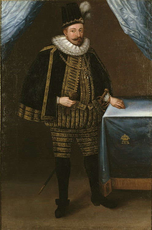 SIGISMUND III VASA av Sverige, Polen och Litauen (1566-1632) av Okänd Mästare