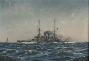 PANSARSKEPPET HMS ÄRAN av ARVID AHLBERG