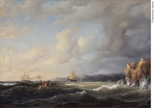 BARKSKEPP KRYSSAR UNDER KULLABERG av MARCUS LARSON