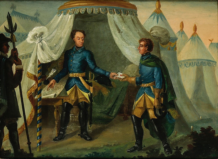 KARL XII KRIGARKUNGEN av CARL ANDREAS DAHLSTRÖM