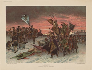 KARL XII:s SEGER VID NARVA efter Gustaf Cederström